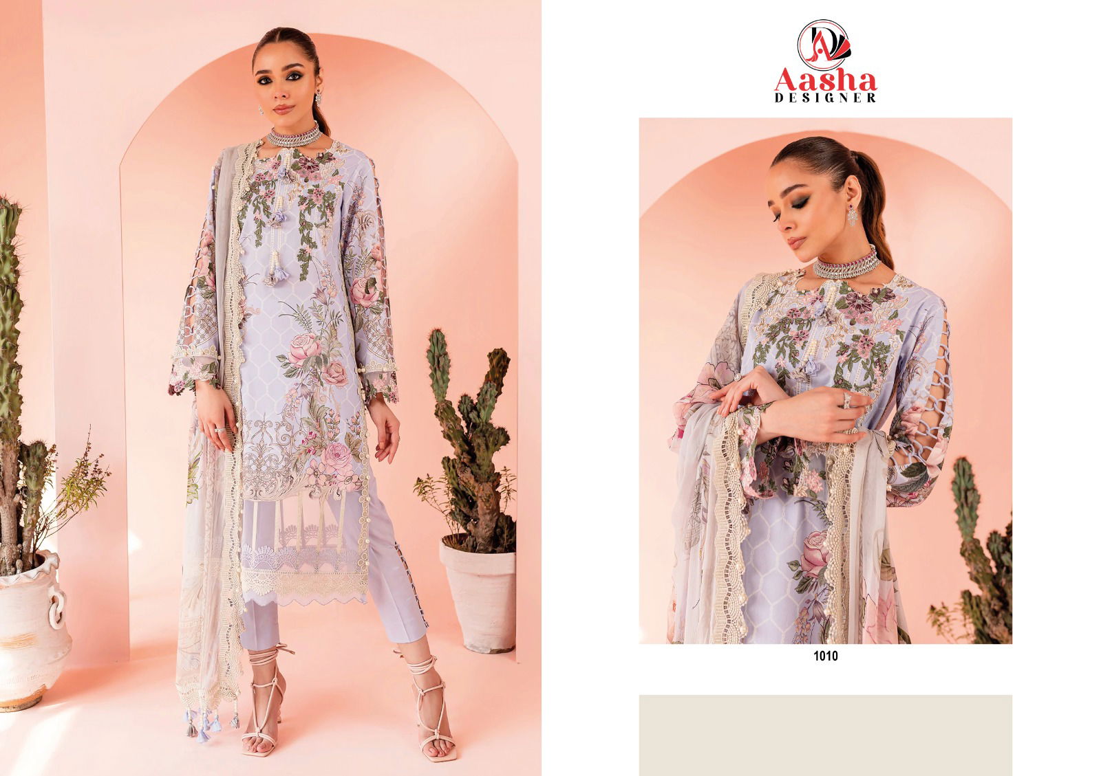 Aasha Queens Vol 2 Nx Lawan Cotton Pakistani Suits Catalog The Ethnic